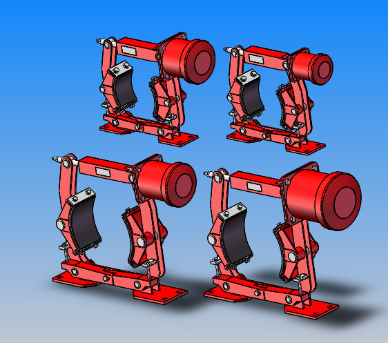 MWZA200～300系列电磁鼓式制动器 共4种型号456222==65